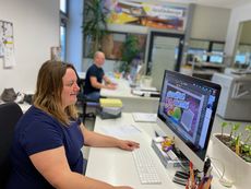 Unsere sympatische Designabteilung!