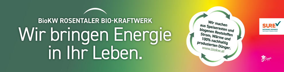 BIOKW Rosentaler Bio Kraftwerk GmbH. header image